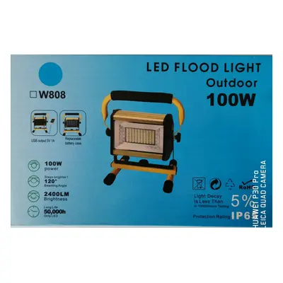 FOYU FI-100 LED reflektor přenosný akumulátorový 100W