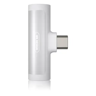 Jack adaptér USB-C WK Design WDC-094a Bílý