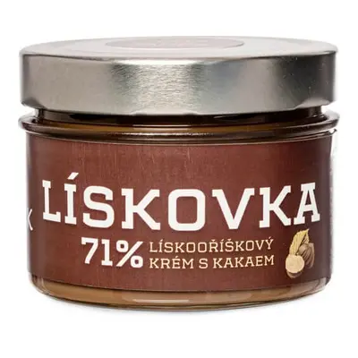 Čokoládovna Janek Lískovka 71% lískooříškový krém s kakaem 250 g