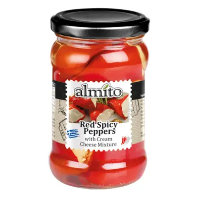 Almito Sladké cherry papriky plněné sýrem 280 g