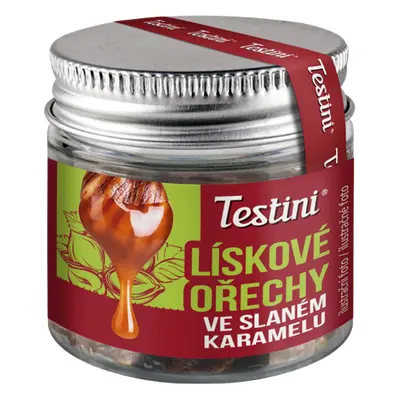 Testini Lískové ořechy ve slaném karamelu 90 g