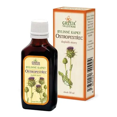 Grešík Bylinné kapky Ostropestřec kapky 50 ml