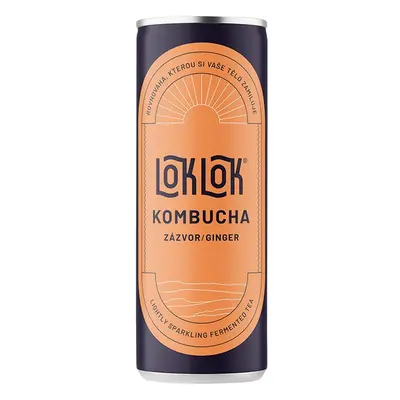 Loklok Kombucha Zázvor 250 ml