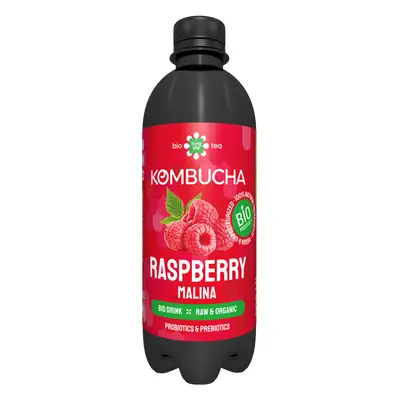 Long Lige Biotea LONG LIFE BIOTEA Kombucha Černý čaj malina 500 ml