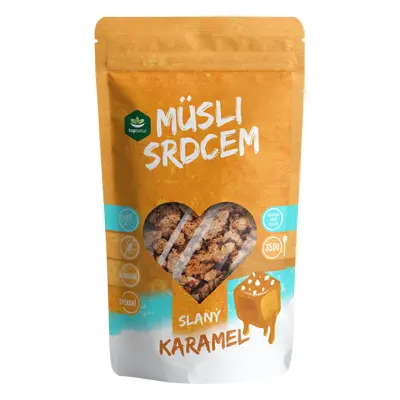 TOPNATUR Müsli srdcem Slaný karamel 350 g