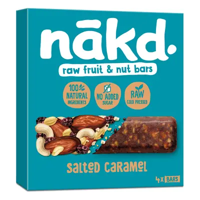 NAKD Salted caramel 4x35 g