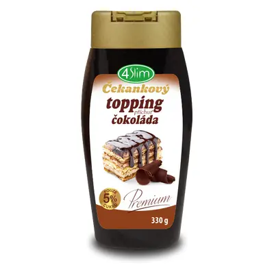 4Slim KAUMY Čekankový topping čokoláda 330 g