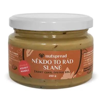 Nutspread Arašídové máslo s kešu, mandlemi a solí 250 g