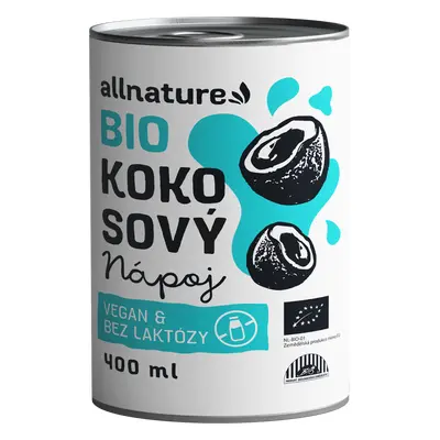 Allnature Kokosový nápoj BIO 400 ml