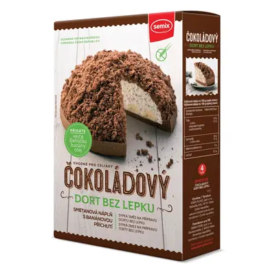 Semix Čokoládový dort bez lepku 430g