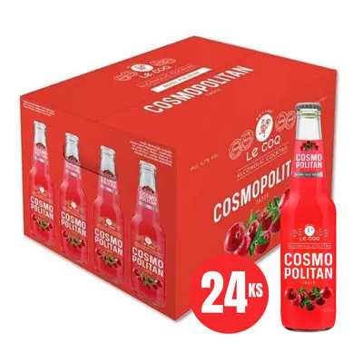 LE COQ Koktejl Cosmopolitan KARTON 24x 330 ml