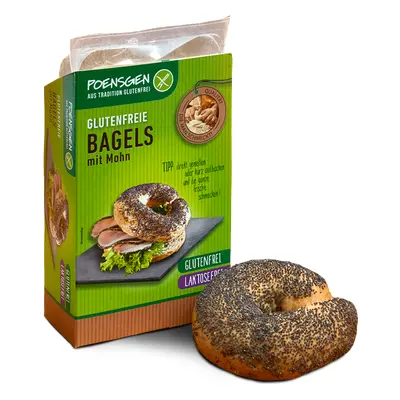 POENSGEN Bagels (kroužky) se mákem bez lepku, bez laktózy 2x 75 g