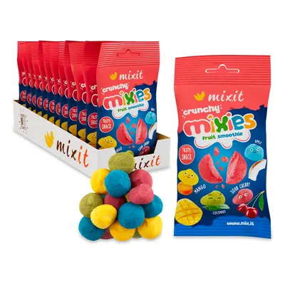 MIXIT Crunchy Mixies - křupavý ovocný smoothie snack 20 g