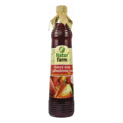 Natur Farm NaturFarm Sirup jahoda min 33% 0,7 l