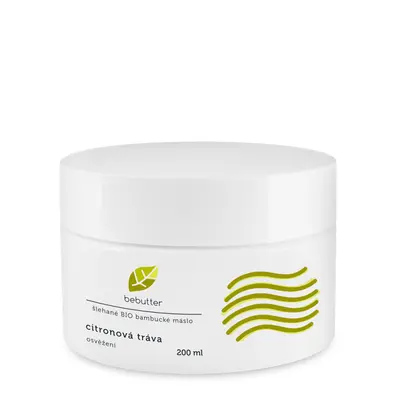 Bebutter šlehané BIO Bambucké máslo Citronová tráva 200 ml