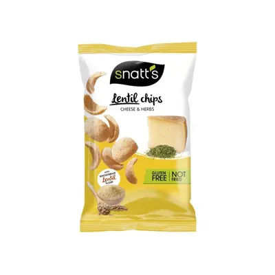 Snatt's Snatt´s Lentil chips - sýr, bylinky 85g BEZLEPKOVÉ