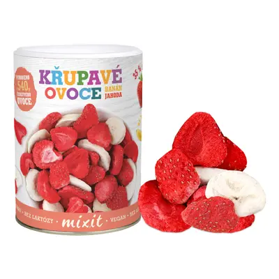 MIXIT Banán Jahoda - Křupavé ovoce 80g