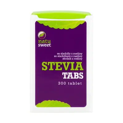 Natusweet Stevia tablety v zásobníku 300 tbl. 18 g