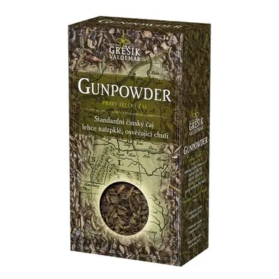 GREŠÍK Čaje 4 světadílů Gunpowder z.č. 70 g