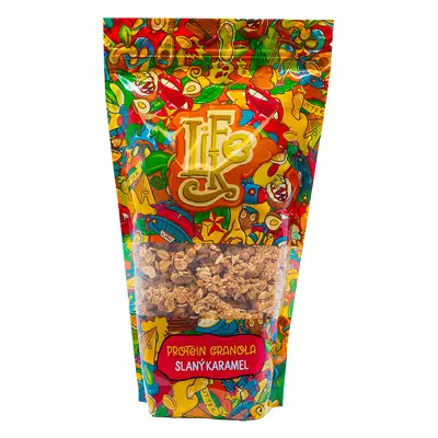 LIFELIKE Granola protein slaný karamel 400 g