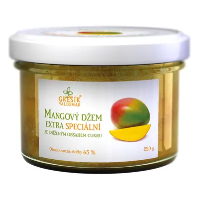 GREŠÍK Džem Mangový extra Speciální 220 g