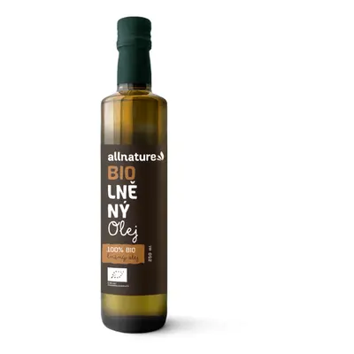 Allnature Lněný olej BIO 250 ml