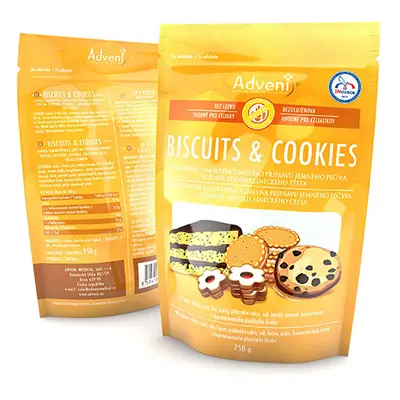 ADVENI Bezlepková samokypřící směs na pečení BISCUITS & COOKIES 750 g