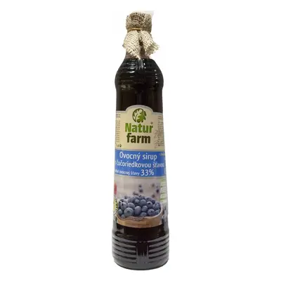 Natur Farm NaturFarm Sirup borůvka min. 33% 0,7 l