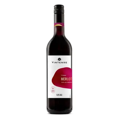 Vintense - Odrůdové nealkoholické víno červené - Merlot 750 ml