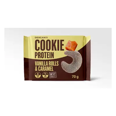 Descanti Cookie Protein Vanilla Rolls & Caramel 70 g