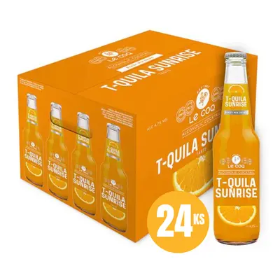 LE COQ Koktejl Tequila Sunrise KARTON 24x 330 ml