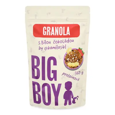 BIG BOY Granola s proteinem a bílou čokoládou 360 g EKO balení