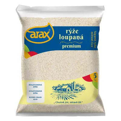 ARAX Rýže kulatozrnná loupaná 5 kg