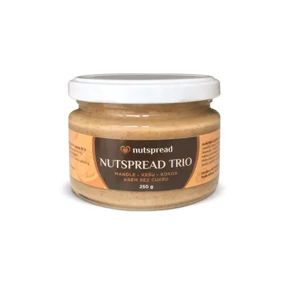 Nutspread TRIO Pasta ze tří druhů ořechů 250 g