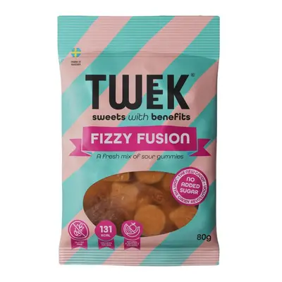 TWEEK FIZZY FUSION Kyselé želé bonbony bez přidaného cukru 80 g