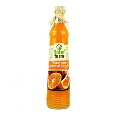 Natur Farm NaturFarm Sirup pomeranč min. 33% 0,7 l