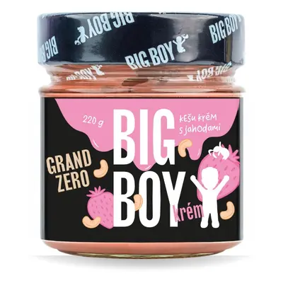 BIG BOY Grand zero jahoda - Kešu krém s jahodami 220 g