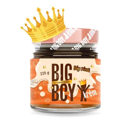 BIG BOY Big King - Lískooříškový krém s mlékem a karamelem 220 g