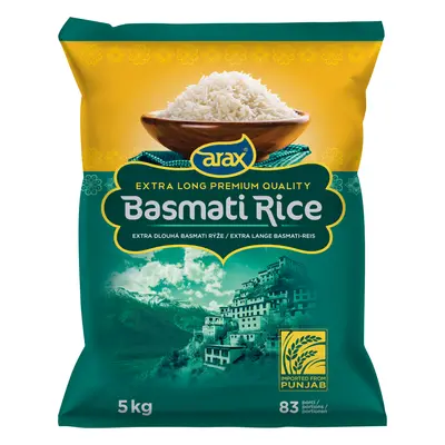 ARAX Rýže Basmati Extra Long Premium 5 kg