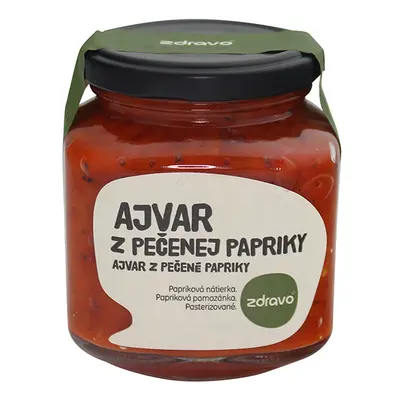 ZDRAVO Ajvar z pečených paprik 300g