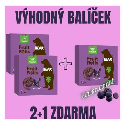 YOYO Bear Černý rybíz 5 x 20 g 2+1 ZDARMA