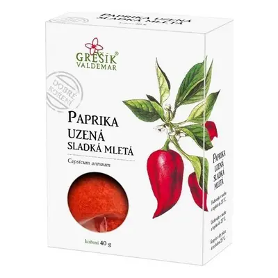 GREŠÍK Dobré koření Paprika uzená sladká mletá 40 g