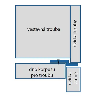 In-Design Ochranný kuchyňský profil spodní "Z", k troubě, nerez