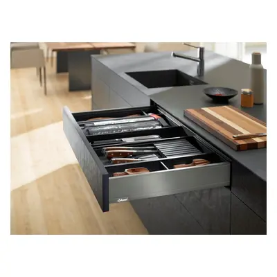 BLUM Zásuvka Legrabox, délka 500 mm, nosnost 40 kg - barva orion šedá Výška zásuvky [mm]: Výška 