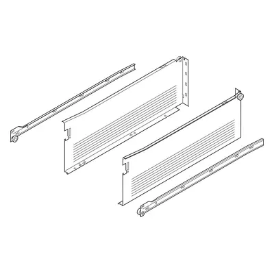 BLUM Metabox 150x350 mm bílý