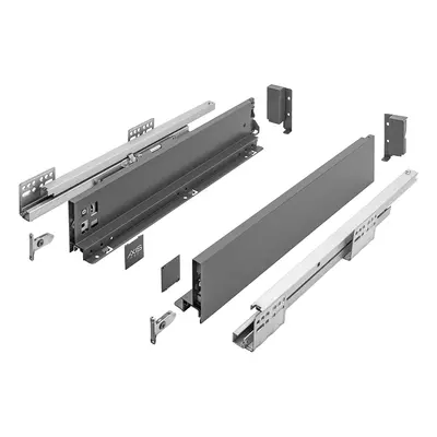 Zásuvka s bočnici AXIS PRO, výška 86 mm - barva antracit Jmenovitá délka [mm]: 300