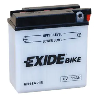 Motobaterie EXIDE BIKE Conventional 11Ah, 6V, 6N11A-1B