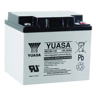 Trakční baterie YUASA REC50-12I, 50Ah, 12V