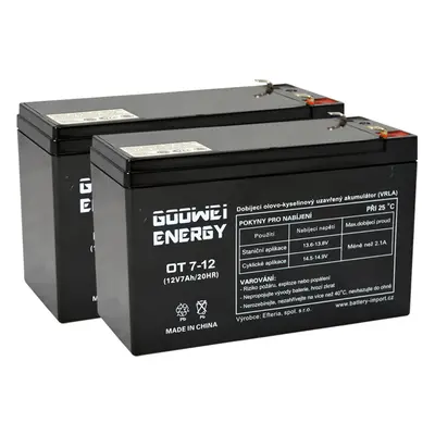 Goowei Energy OT7-12 F2 12V 7Ah APC RBC32