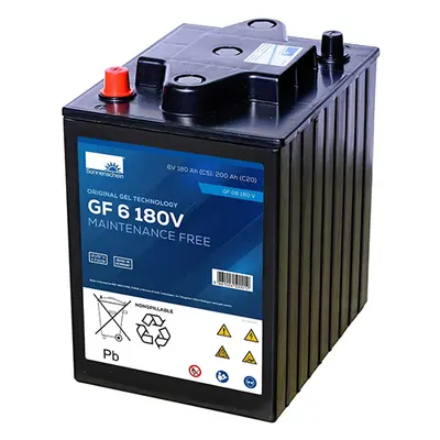 Gelový trakční akumulátor SONNENSCHEIN GF 06 180 V, 6V, C5/180Ah, C20/200Ah